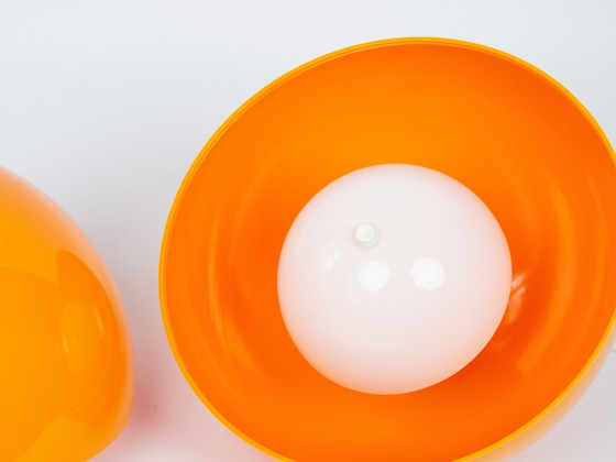 Image 1 of Coppia di 2 lampade a sospensione di epoca spaziale degli anni '70