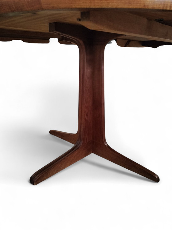 Image 1 of Vintage teak Danish round dining table VV Møbler