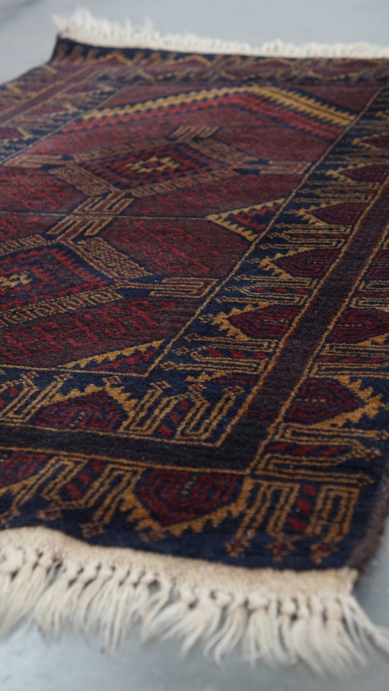 Image 1 of Vloerkleed Met Donkere Tinten 162x86cm