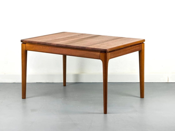Uitschuifbare Teak Eettafel van Glostrup, jaren 70, Mid Century Modern (foto 20 van 20)