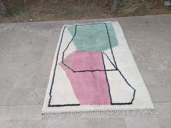 Image 1 of Tapis marocain traditionnel en laine 200cmx150cm