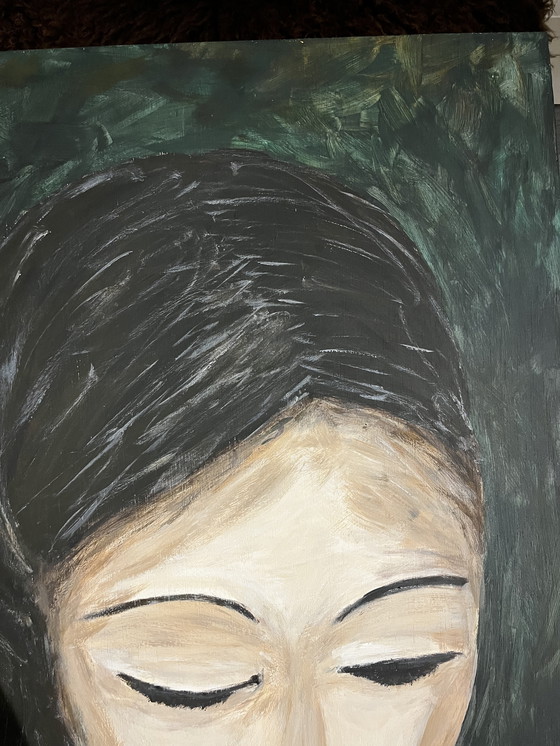 Image 1 of Abstraktes Gemälde 60/90 einer Frau