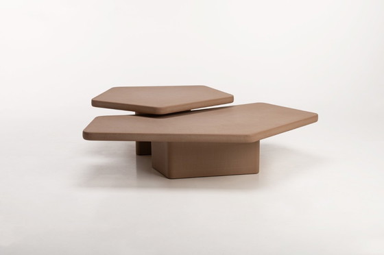 Image 1 of Contemporary Plaster Coffee Table Set