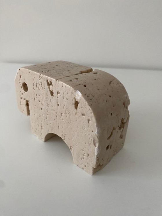 Fratelli Mannelli iconic brutalist elephant Enzo Mari 1970s – Decorative Objects, Stone (photo 7 of 7)