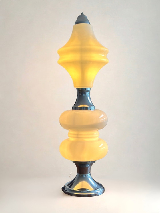 Rare Italian Space Age Floorlamp – Floor lights, Murano Glass (photo 3 of 8)