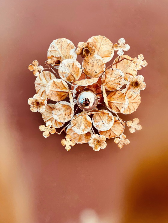 Image 1 of ¡Únicas! Lámparas de pared con flores estilo Art Déco francés