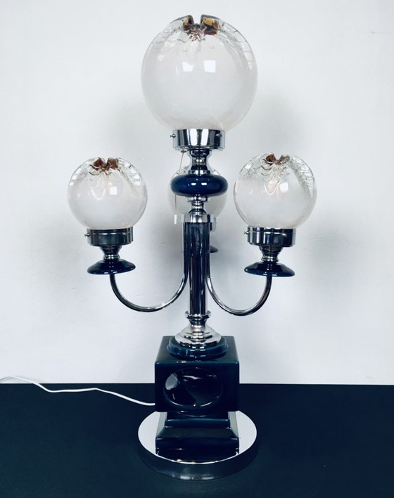 Image 1 of Large Carlo Nason Mazegga Table Lamp, , Italy, 1960s