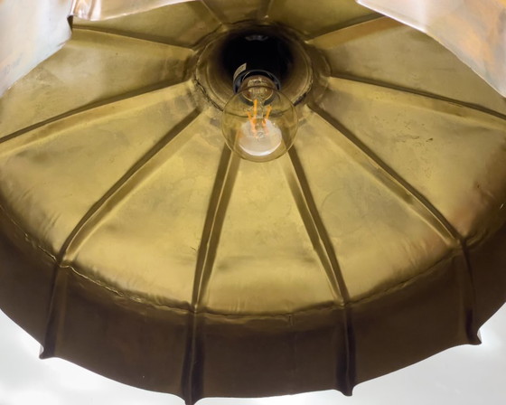 Image 1 of Industriële Messing Hanglamp – Vintage Look