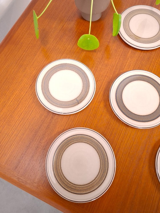 Image 1 of Juego de platos de porcelana danesa para pasteles Copenhagen Porcelain B&G Stoneware 950
