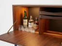 Rosewood Wall Bar Cabinet By Poul Cadovius For Cado. 