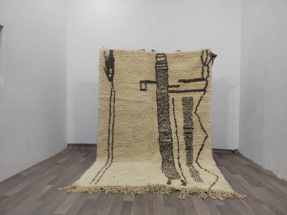 Traditional handmade Moroccan Azilal rug custom size 2/3 m, Aime Té, Rugs & carpets, Wool, Brown (photo 4 of 9)
