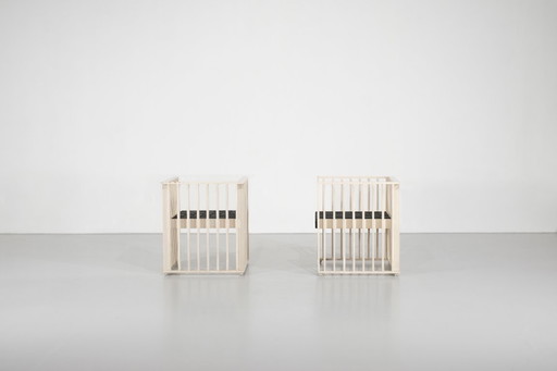 Sessel des Modells „Purkersdorf“ von Josef Hoffmann für Wittmann, 1905.