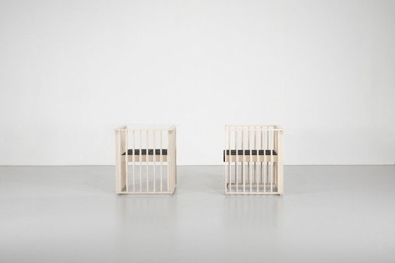 Image 1 of Fauteuils modèle " Purkersdorf " par Josef Hoffmann pour Wittmann, 1905.