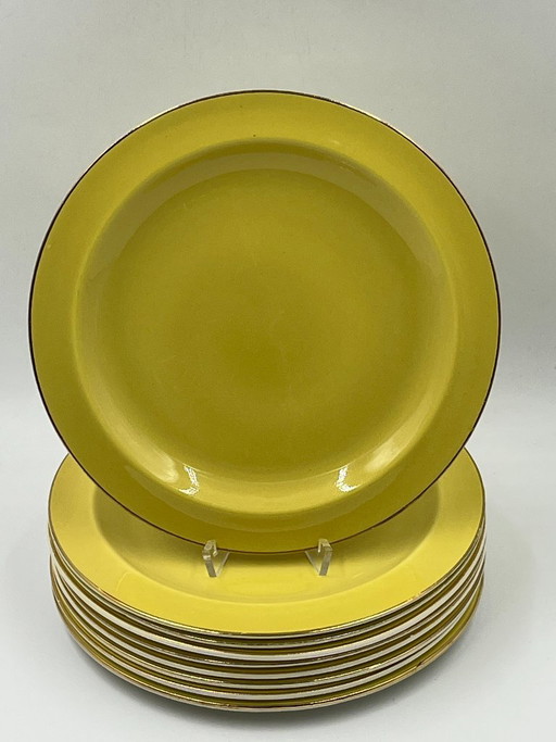 Assiettes en faïence Keralux Boch