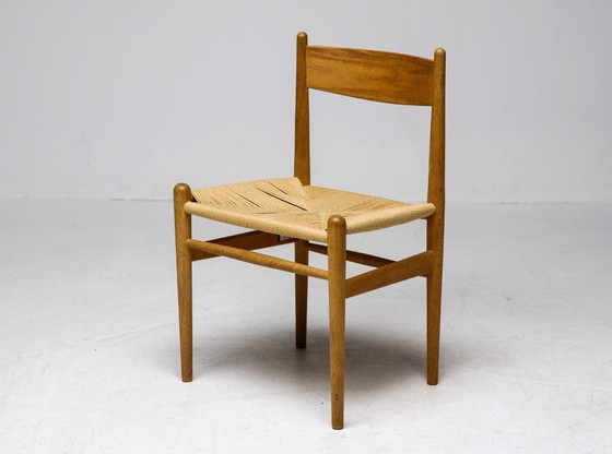 Image 1 of HANS J. WEGNER PP75 DINING TABLE IN OAK WITH ELEVEN OAK CH36 DINING CHAIRS