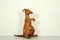 Leather Kangaroo Magazine Stand attributed to Dimitri Omersa, England, 1960s – Magazine rack, Metal (photo 4 of 13)