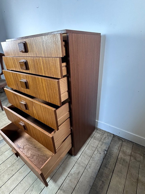 Vintage Scandinavische ladekast, jaren 60