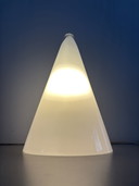 Vintage Kegelvormige Glas Lamp “Teepee” SCE