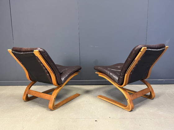 Image 1 of Sillones Kengu de Elsa & Nordahl Solheim, juego de 2, años 60