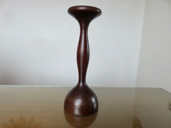 Image 1 of Pair of imposing Scandinavian candlesticks, 70s/80s