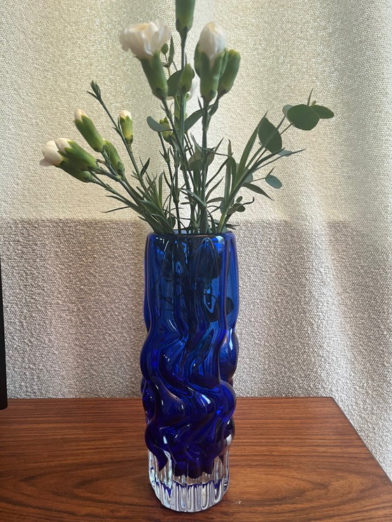 Image 1 of Vaso in vetro vintage Nový Bor – design Pavel Hlava