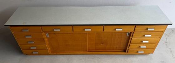 Credenze scolastica industriale vintage – Legno (photo 9 of 15)