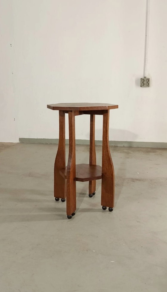 Image 1 of Amsterdamse school Art Deco bijzettafel