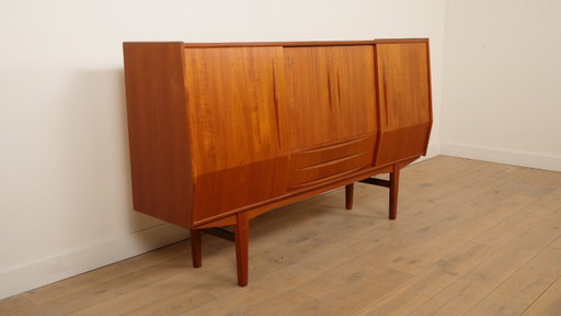 Credenza alta vintage | Mobile a muro | Teak | Anni '60 – high boards, Wood (photo 2 of 16)