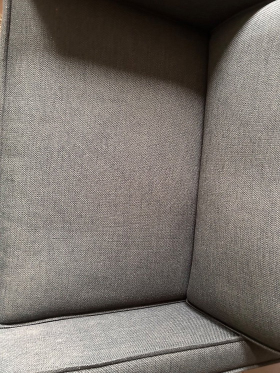 Image 1 of Divano a due posti con poggiapiedi (antracite)