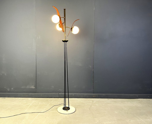 Mid Century italienische Stehlampe nach Stilnovo, 1950er Jahre