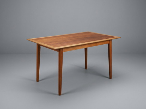Vintage Dining Table attributed to Joseph-André Motte, 1950s, Joseph Andre Motte, Wood, Brown (photo 3 of 5)