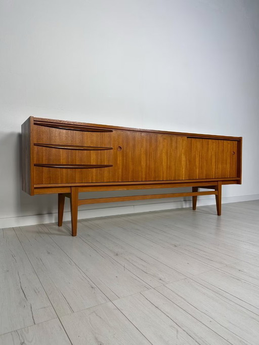 Spacious Minimalistic Vintage Teak Sideboard 60s
