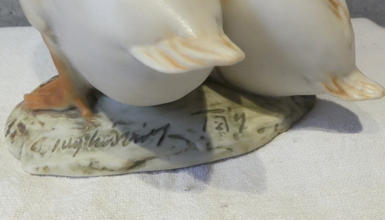 Coppia di anatre imperatore Giuseppe Tagliariol Tay bisque porcellana UK4aEb – Kaiser, Oggetti decorativi (photo 12 of 13)