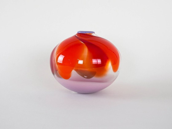 Image 1 of Vase, Murano glass, Italian design, 1960s, made in Italy