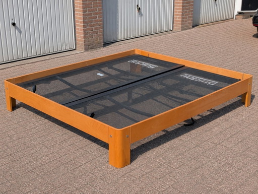 180 x 200 Auping Auronde Beech | Adjustable – tweepersoonsbedden, Metal, Wood