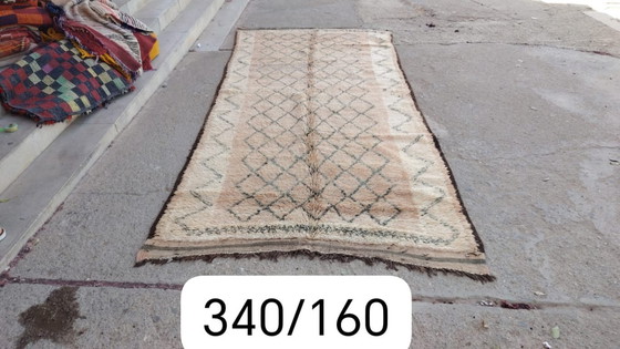 Image 1 of Handgeknoopt Berber kleed wol 340x160cm