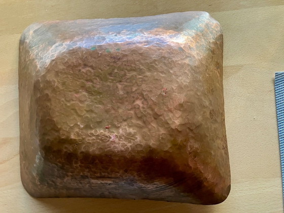 Image 1 of Magnifique bol en cuivre émaillé