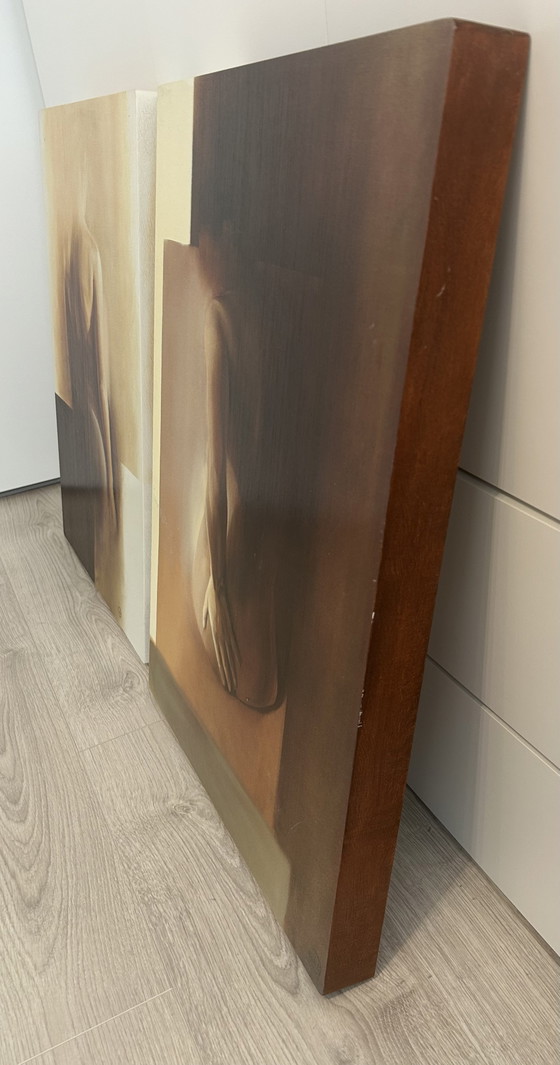 Originele schilderijen Lizette Luijten-Daas – set van 2 – Kunst, Wood, Figuratief (photo 5 of 5)