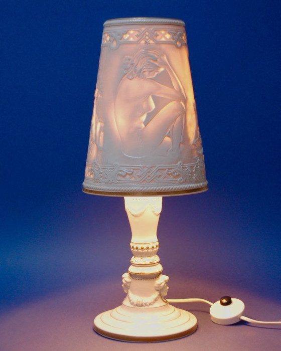 Image 1 of Lampada litofania in porcellana, Germania anni '70