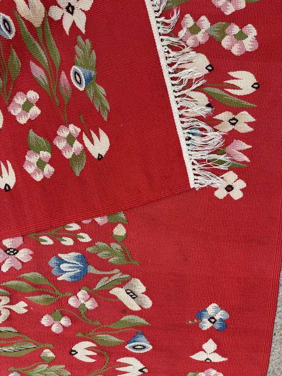 Image 1 of Roemeens Kilim-tapijt uit de jaren 1950