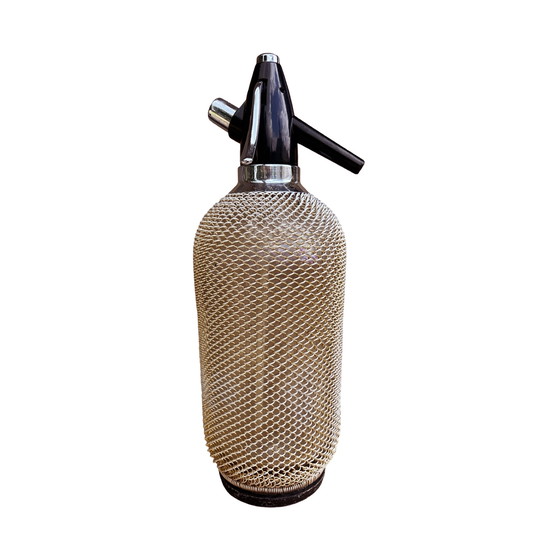 Image 1 of Sifone in acciaio intrecciato, Merkuria Kovocas, Cecoslovacchia, anni '70