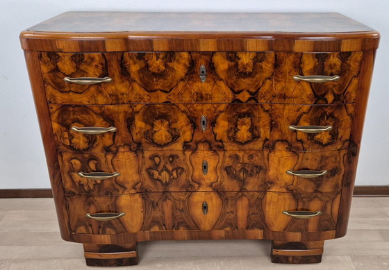 Image 1 of Cómoda Art Déco Emiliana de diseño lujoso