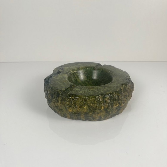 Image 1 of Impressive green alabaster ashtray, Italy, 1970