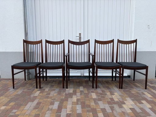 5 x Arne Vodder 422 stoelen