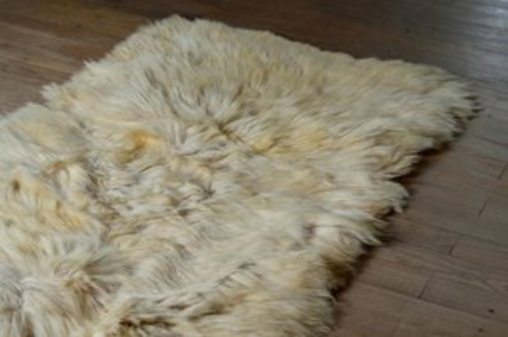 Image 1 of Vintage alpaca tapijt, jaren 70