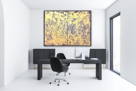 Image 1 of Jürgen Angeler - Golden Violet Crystals - XXL