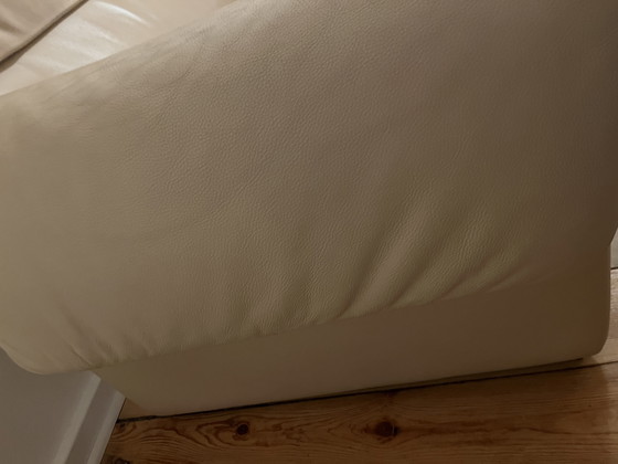 Image 1 of De Sede DS 2011/2 Two-seater leather sofa couch Contemporary Bauhaus Mid Century Space Age