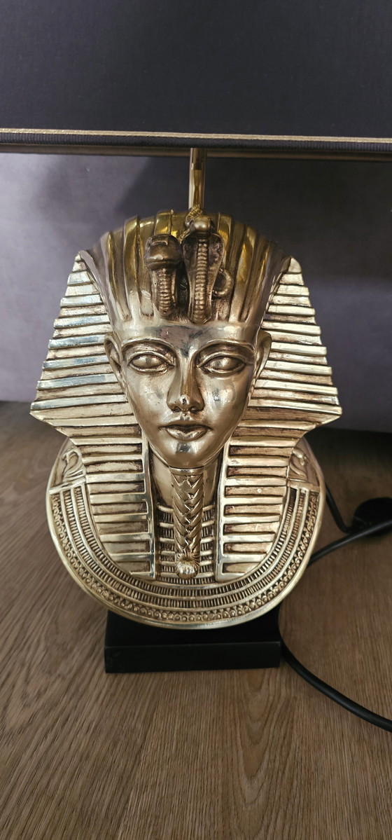 Image 1 of Egyptian Pharaoh Tutankhamun table lamp
