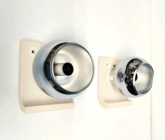 Image 1 of Small wall lights attributed to Reggiani, 1960s,set of two.
