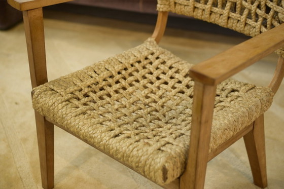 Image 1 of Armchair by Adrien Audoux and Frida Minet for Vibo Vesoul, 1940s